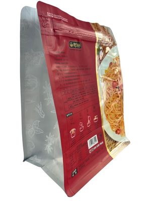 Excelente desempenho em pé Bolsas de fundo plano com plástico múltipla