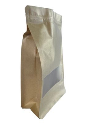 Bolsas de embalagem de papel com boa vedação e design de janela personalizado